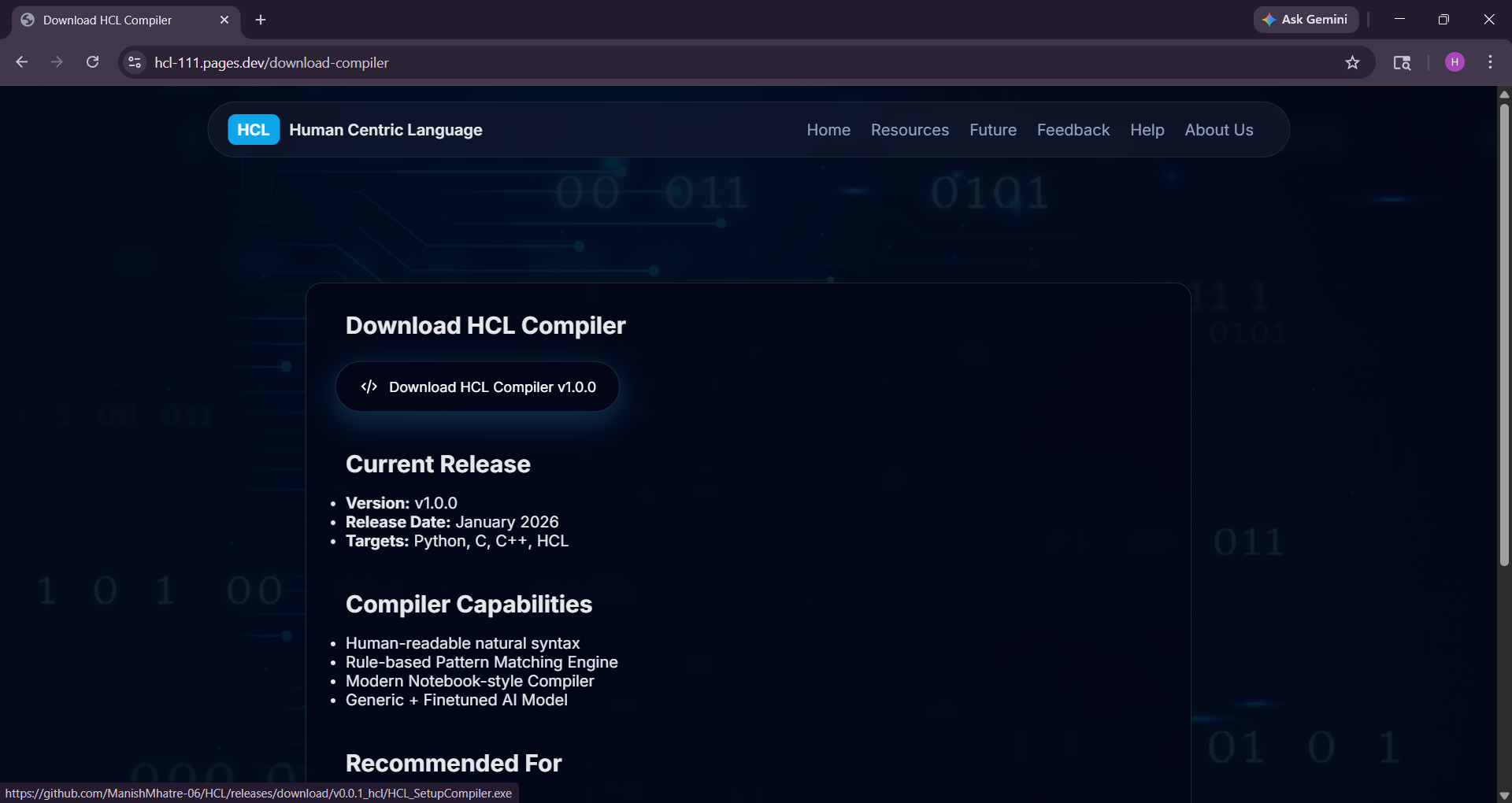 Compiler Download Page